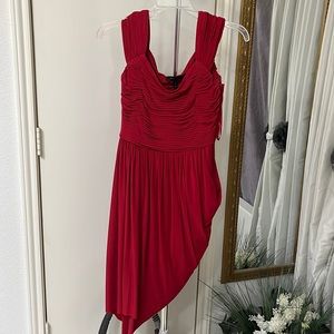 Like new. Red cocktail dress
